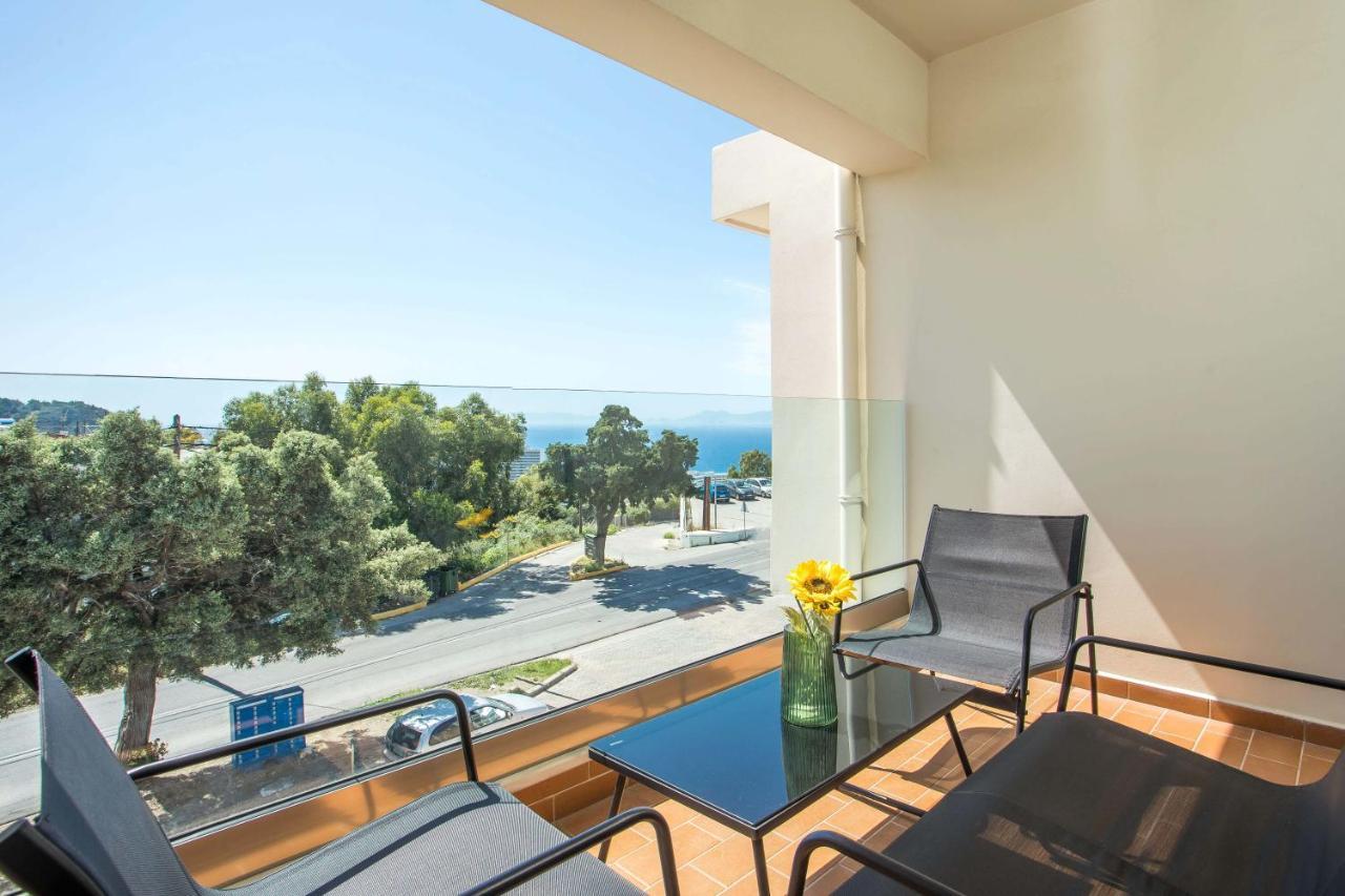 Eden Sunflower - Luxurious Apartment With Sea View Rhodes City Екстер'єр фото